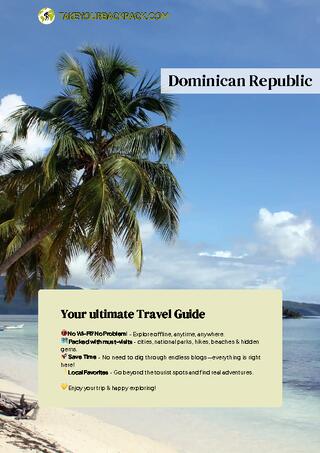 example page 0 from our offline Travel Guide for Dominican Republic